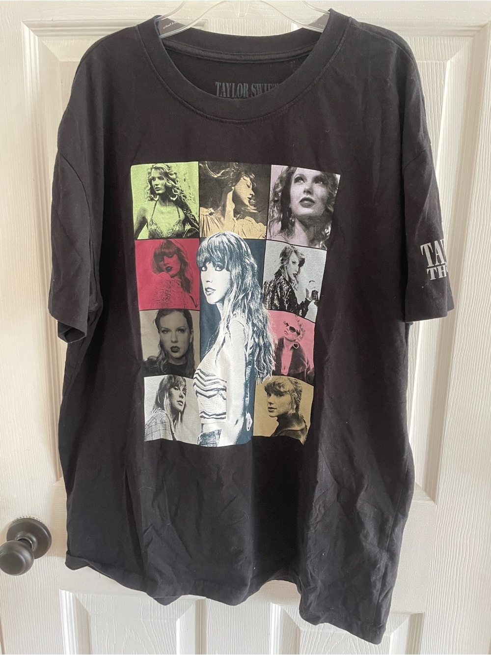 Taylor Swift Eras Tour Tee T Shirt Black M Medium Like New